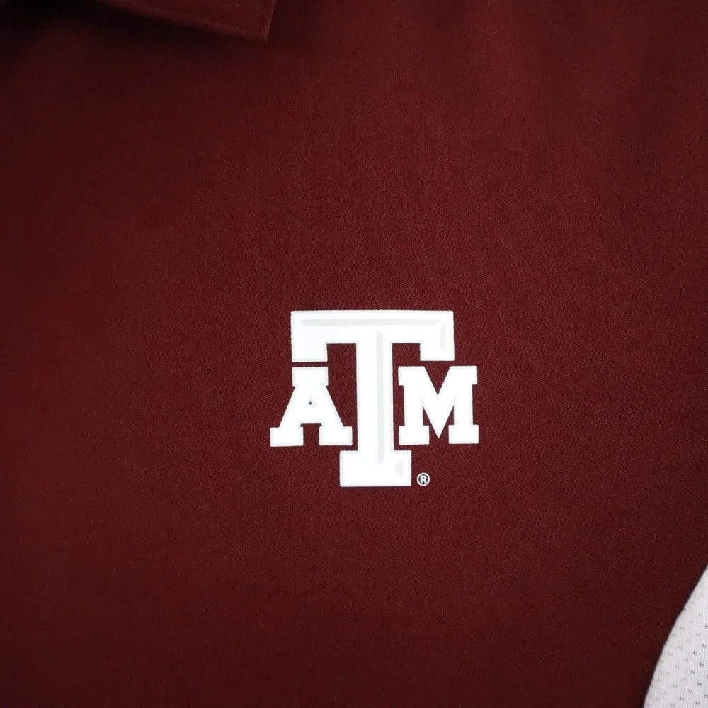 Texas A&M Aggies Polo Shirt Mens XL Adidas‎ Adizero Climalite Golf Short Sleeve